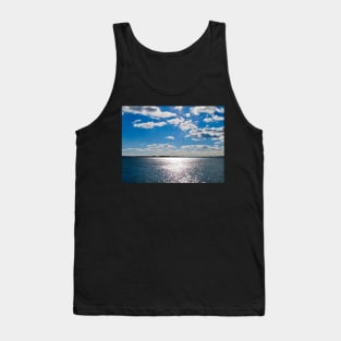 Blue Sky Over The Sound Tank Top